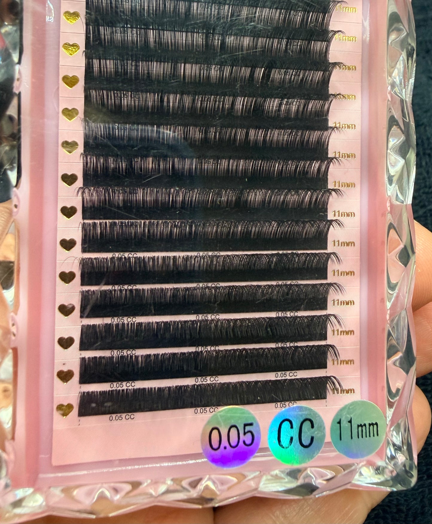 CC CURL CASHMERE LASH TRAYS